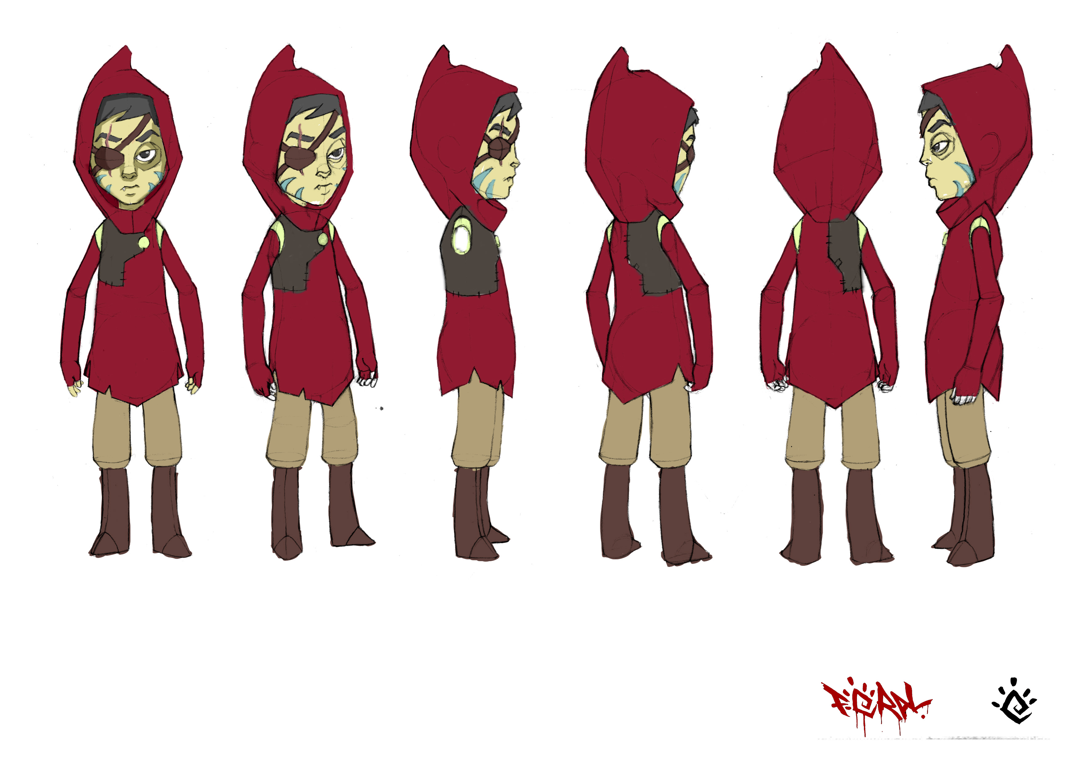 Boy new colour model sheet