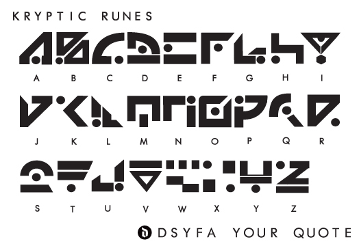 DSYFA KRYPTIC RUNES